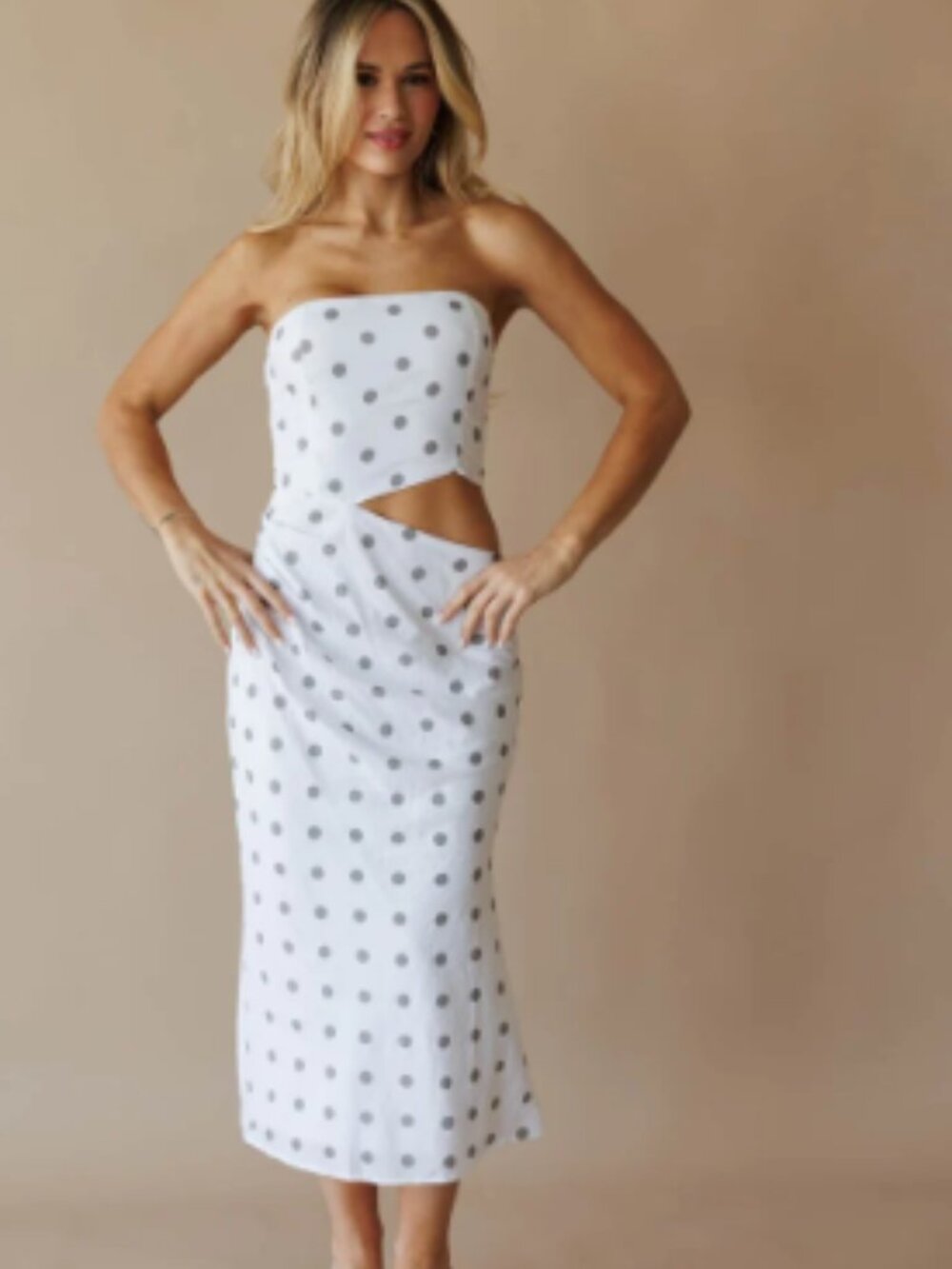 Polka Dot Dress SM NWT